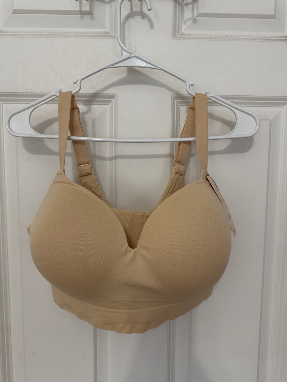 Truekind Supportive Comfort Wireless Shaping Bra Size 3XL Nude Tan NWT